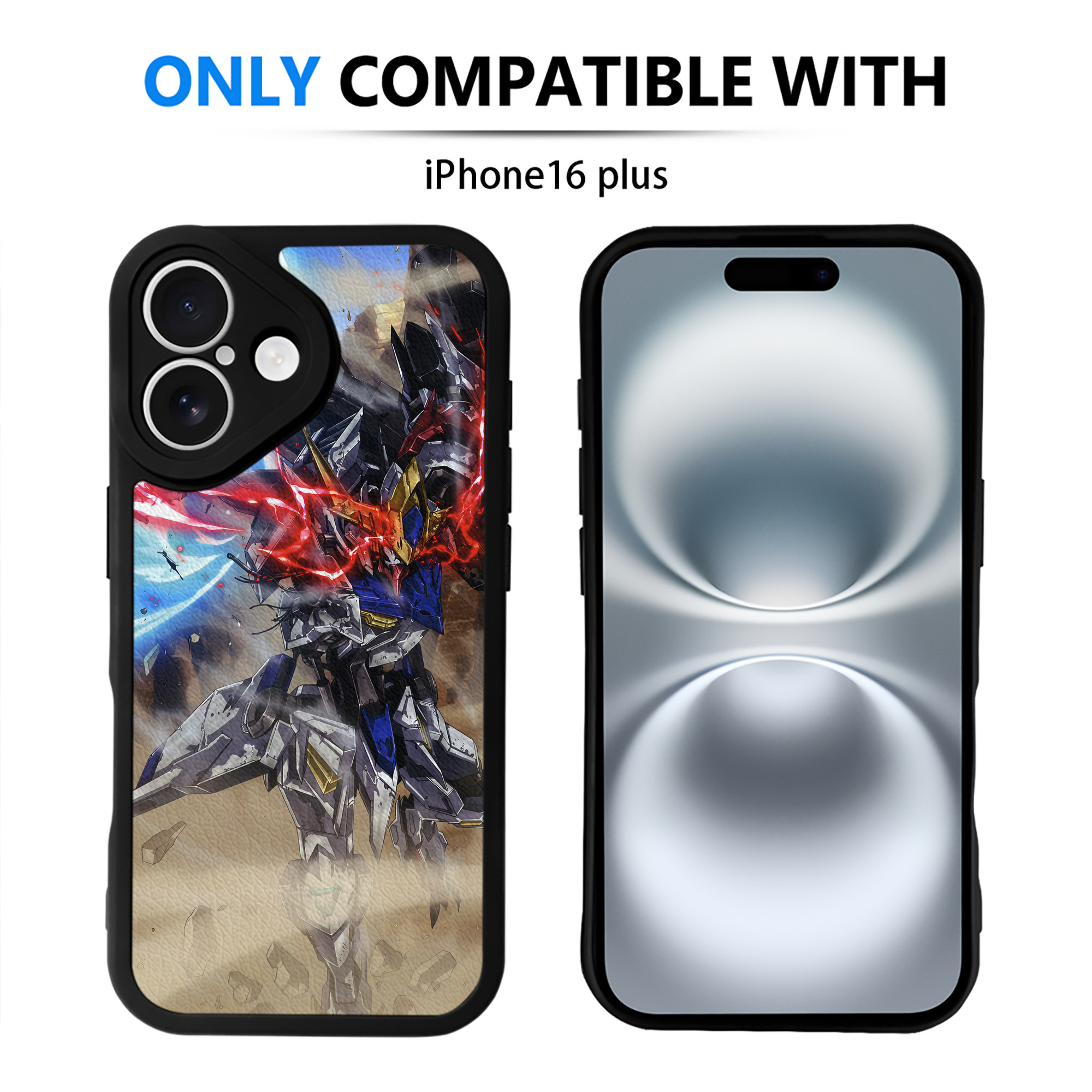 （画像用） 機動戦士ガンダム Mobile Suit Gundam 【iPhone 16シリーズ対応】シリコンスマホケース（レザー調） 材質：シリコン